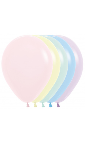 Sempertex Pastel Matte Assortment 12"