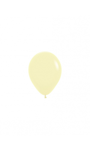 Sempertex Pastel Matte Yellow 5"