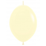 Sempertex Pastel Matte Yellow 12" Links