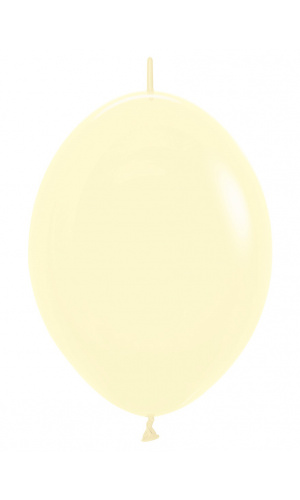 Sempertex Pastel Matte Yellow 12" Links