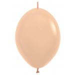 Sempertex Pastel Matte Malibu Peach 12" Links