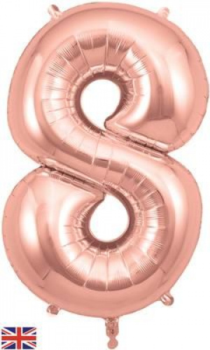 Oaktree 34" Rose Gold Number 8