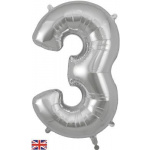 Oaktree 34" Silver Number 3