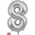 Oaktree 34" Silver Number 8