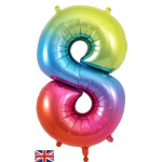 Oaktree 34" Rainbow Number 8