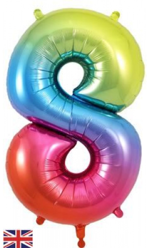 Oaktree 34" Rainbow Number 8