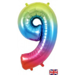 Oaktree 34" Rainbow Number 9