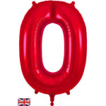 Oaktree 34" Red Number 0