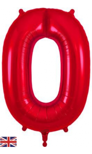 Oaktree 34" Red Number 0