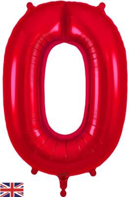 bg606500-34inch-Red-Number-0.jpg Oaktree 34" Red Number 0 - Image 1