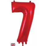 Oaktree 34" Red Number 7