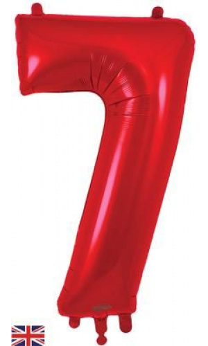 Oaktree 34" Red Number 7