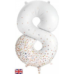 Oaktree 34" Holographic Sparkling Fizz Number 8