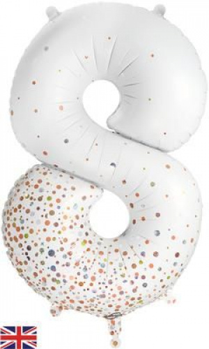 Oaktree 34" Holographic Sparkling Fizz Number 8