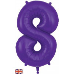 Oaktree 34" Purple Number 8