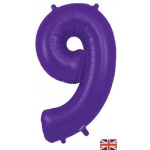 Oaktree 34" Purple Number 9