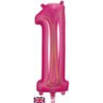 Oaktree 34" Holographic Pink Number 1