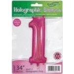 Oaktree 34" Holographic Pink Number 1 - Image 2