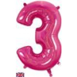 Oaktree 34" Holographic Pink Number 3