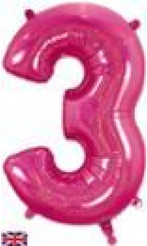 Oaktree 34" Holographic Pink Number 3