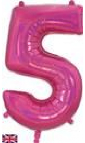 Oaktree 34" Holographic Pink Number 5