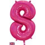 Oaktree 34" Holographic Pink Number 8