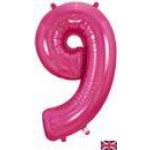 Oaktree 34" Holographic Pink Number 9
