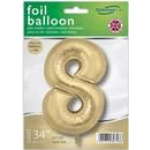 Oaktree 34" Gold Silk Number 8 - Image 2