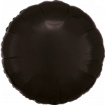 18" Black Foil Round
