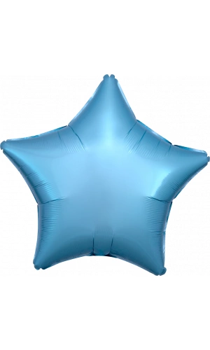 18" Pastel Blue Foil Star