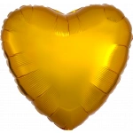 18" Metallic Gold Foil Heart