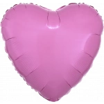 18" Metallic Pink Foil Heart