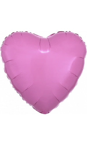 18" Metallic Pink Foil Heart