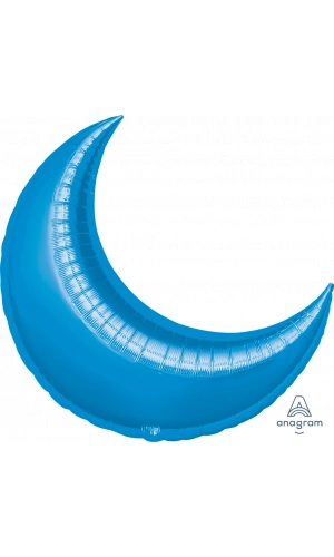 35" Blue Crescent