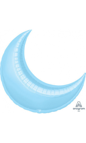 26" Pastel Blue Crescent