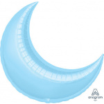 35" Pastel Blue Crescent