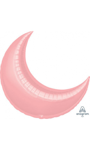 26" Pastel Pink Crescent