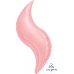 36" Pastel Pink Curve