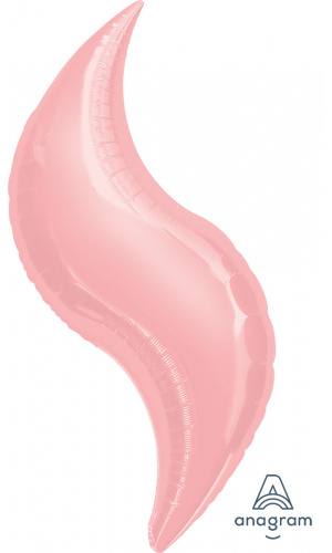 36" Pastel Pink Curve