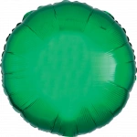 18" Green Foil Round
