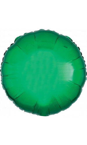 18" Green Foil Round