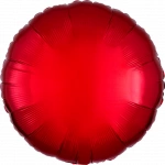 18" Red Foil Round