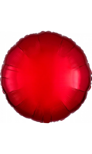 18" Red Foil Round