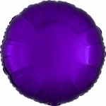 18" Purple Foil Round