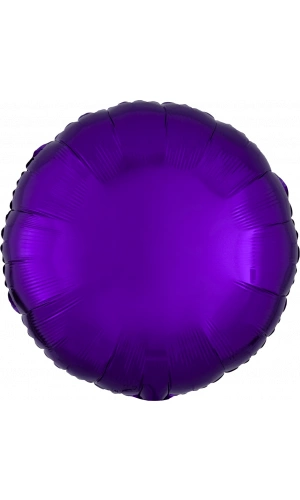 18" Purple Foil Round
