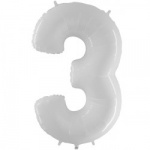 Grabo 40" White Number 3