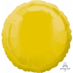 18" Yellow Foil Round