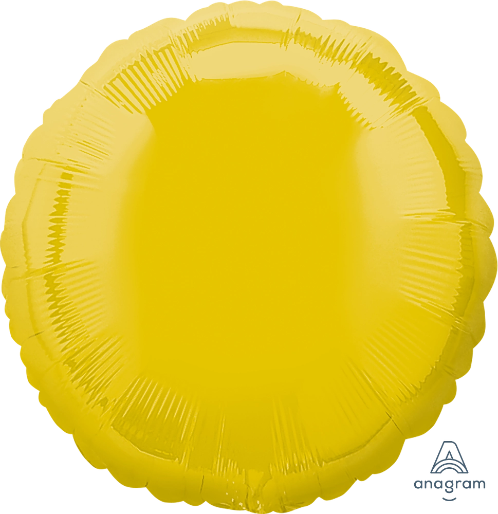 22442-Yellow-Decorator-Circle.webp 18" Yellow Foil Round - Image 1