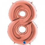 Grabo 40"  Rose Gold Number 8