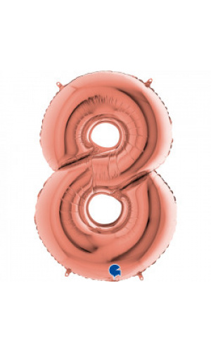Grabo 40"  Rose Gold Number 8